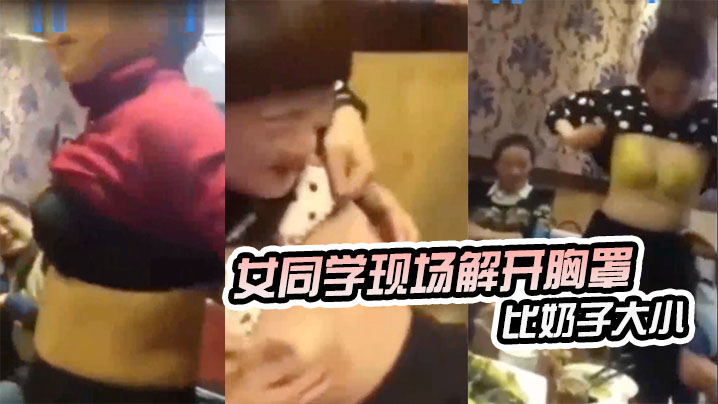 东北某同学聚会女同学现场解开胸罩比奶子大小海报剧照
