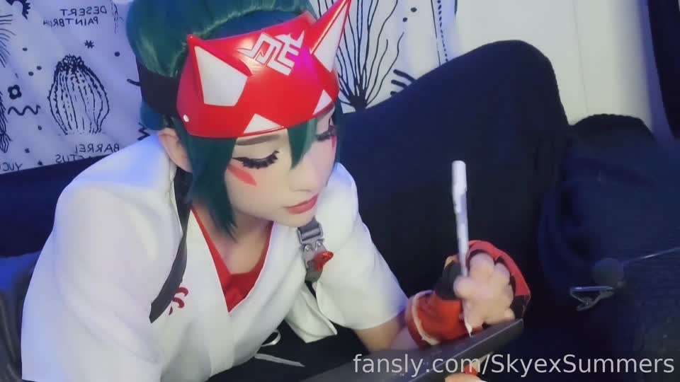 CosplaySkyexSummers露脸守望先锋雾子海报剧照