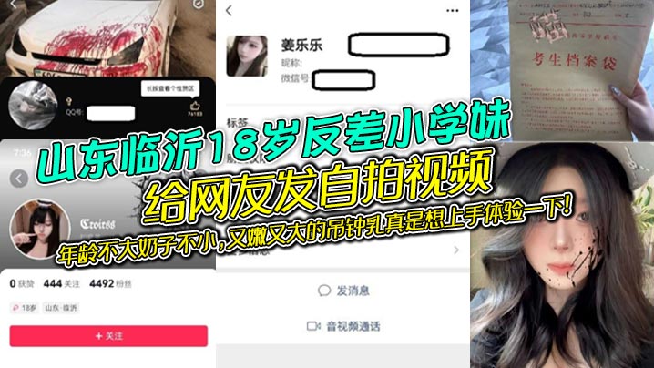 山东临沂18岁反差小学妹给网友发自拍视频年龄不大奶子不小又嫩又大的吊钟乳真是想上手体验一下海报剧照