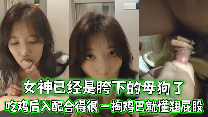 女神已经是胯下的母狗了忘了她吧吃鸡后入配合得很一掏鸡巴就懂翘屁股海报剧照