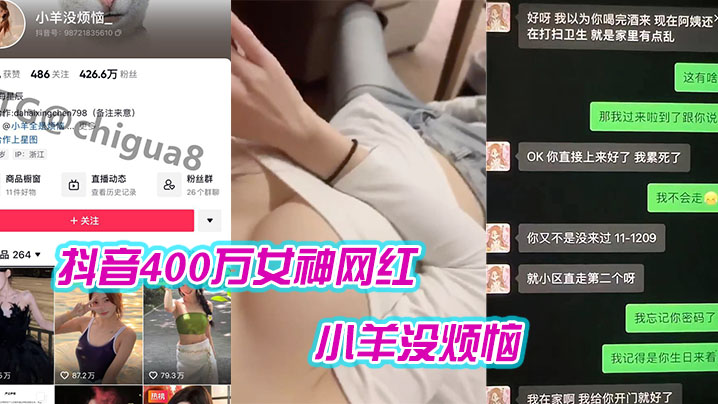 抖音400万女神网红小羊没烦恼普宁云朵酒店出轨约炮被曝光海报剧照