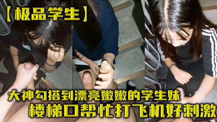 极品学生大神勾搭到漂亮嫩嫩的学生妹楼梯口帮忙打飞机好刺激海报剧照