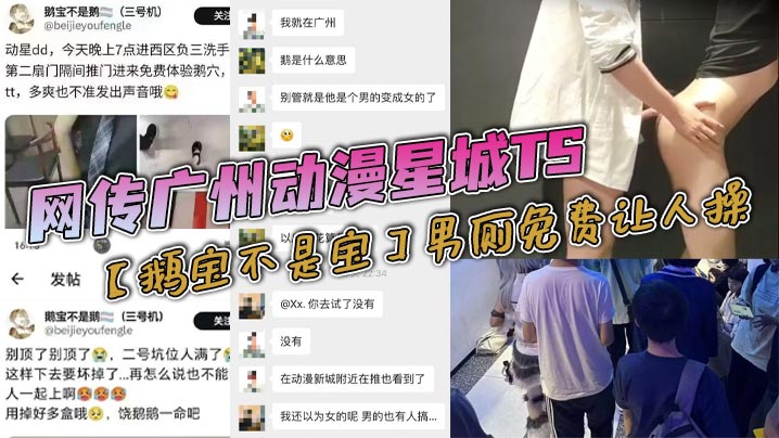 网传广州动漫星城TS鹅宝不是宝男厕免费让人操大量男人排着队去操属实离谱有知道内幕消息的海报剧照