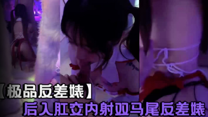 【极品反差婊】后入肛交内射双马尾反差婊海报剧照