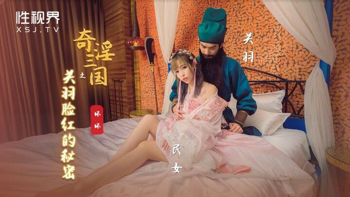 桃视频奇淫三国关羽脸红的秘密-坏坏XSJ083海报剧照