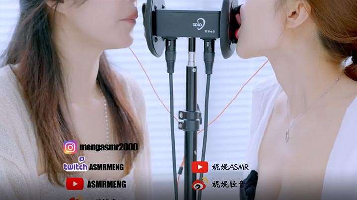 ASMR双人舔耳_小萌_喘息_口腔音_舔耳_弹舌音海报剧照