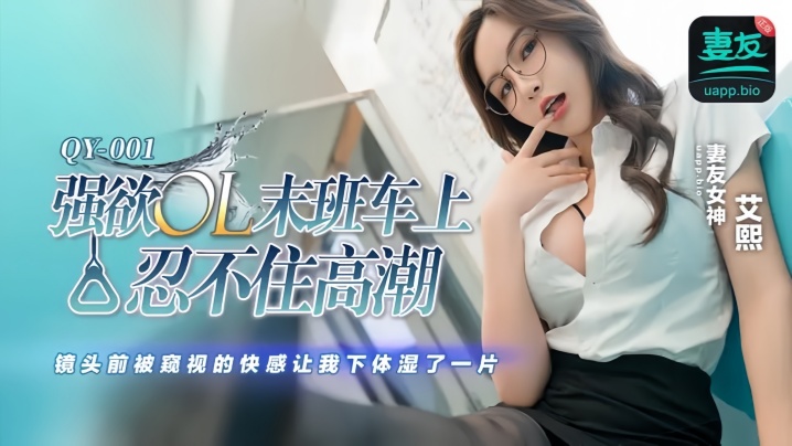 【艾熙】QY001 强欲OL末班车上忍不住高潮 镜头前被窥视的快感让我下体湿了一片海报剧照