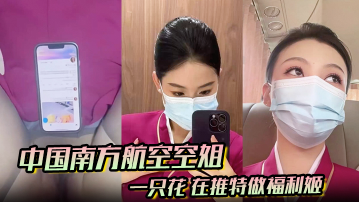 中国南方航空空姐 一只花 在推特做福利姬 飞机厕所与金主空震实拍 黑丝制服骚到爆海报剧照