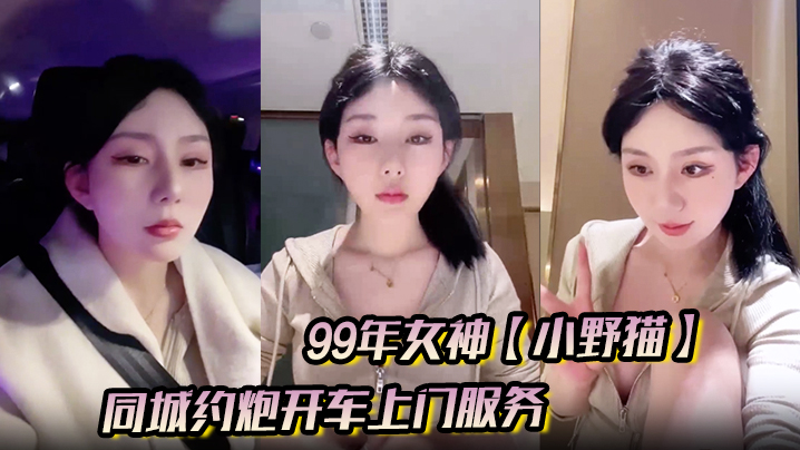 99年女神【小野猫】兼职外围的一天，同城约炮开车上门服务，土豪富二代赴约海报剧照