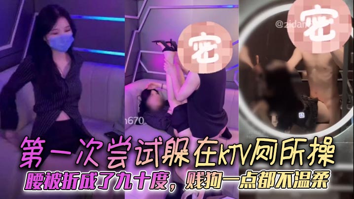 第一次尝试躲在KTV厕所操，腰被折成了九十度，贱狗一点都不温柔海报剧照